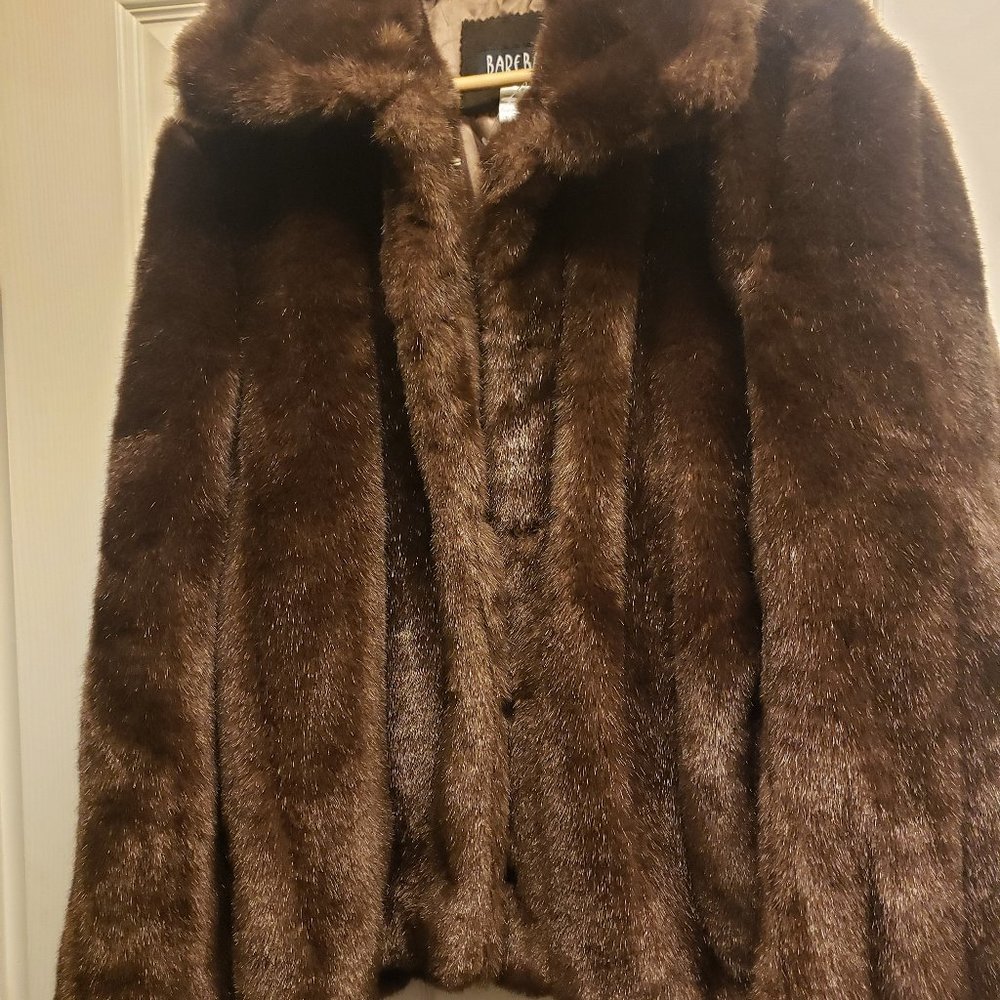 Stylish Faux Fur Coat